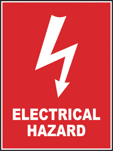 SAFETY SIGN (PVC) | Electrical Hazard